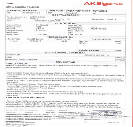 evden eve taşımacılık sigortası